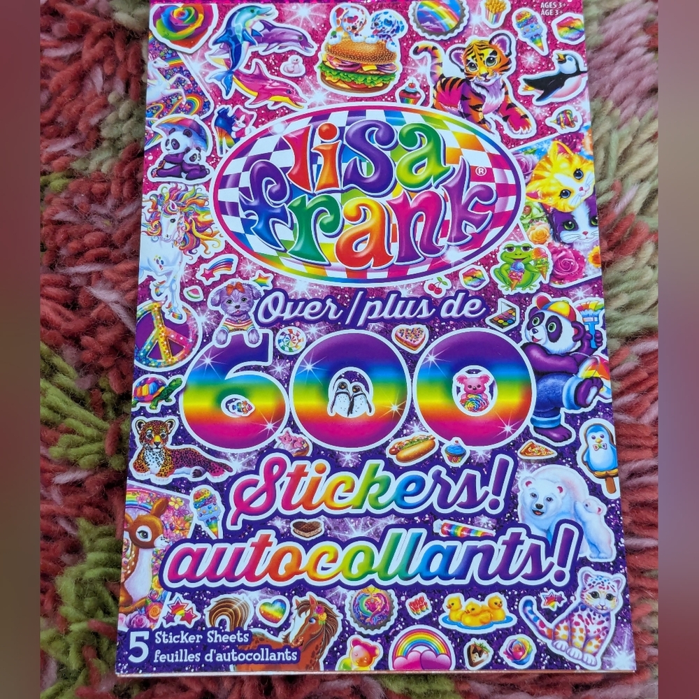 Lisa Frank Multicolor Sticker Collection - Picture 4 of 5